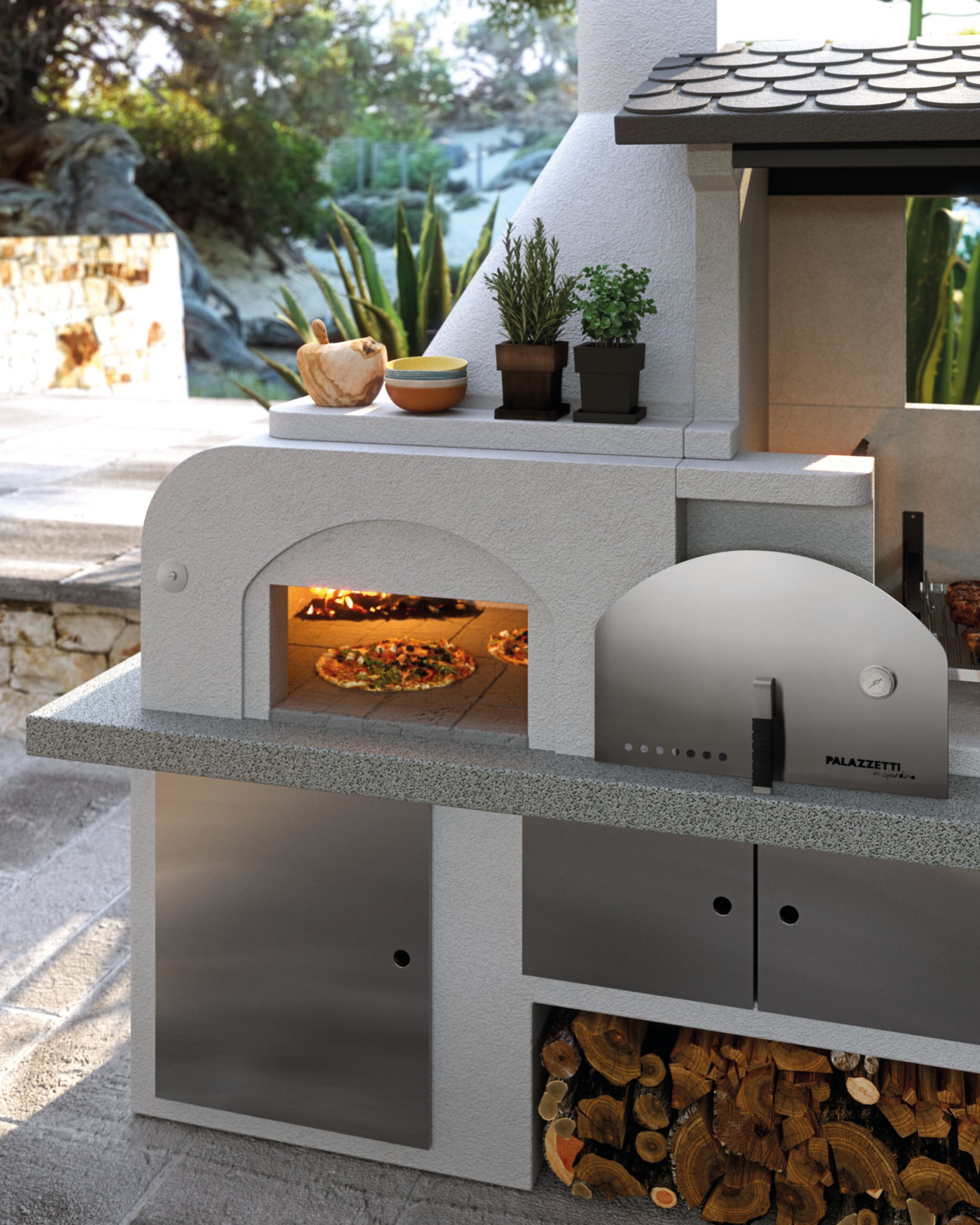 Дровяная печь на открытом воздухе PALAZZETTI ANTILLE ARCH-00049622 - Вид №3