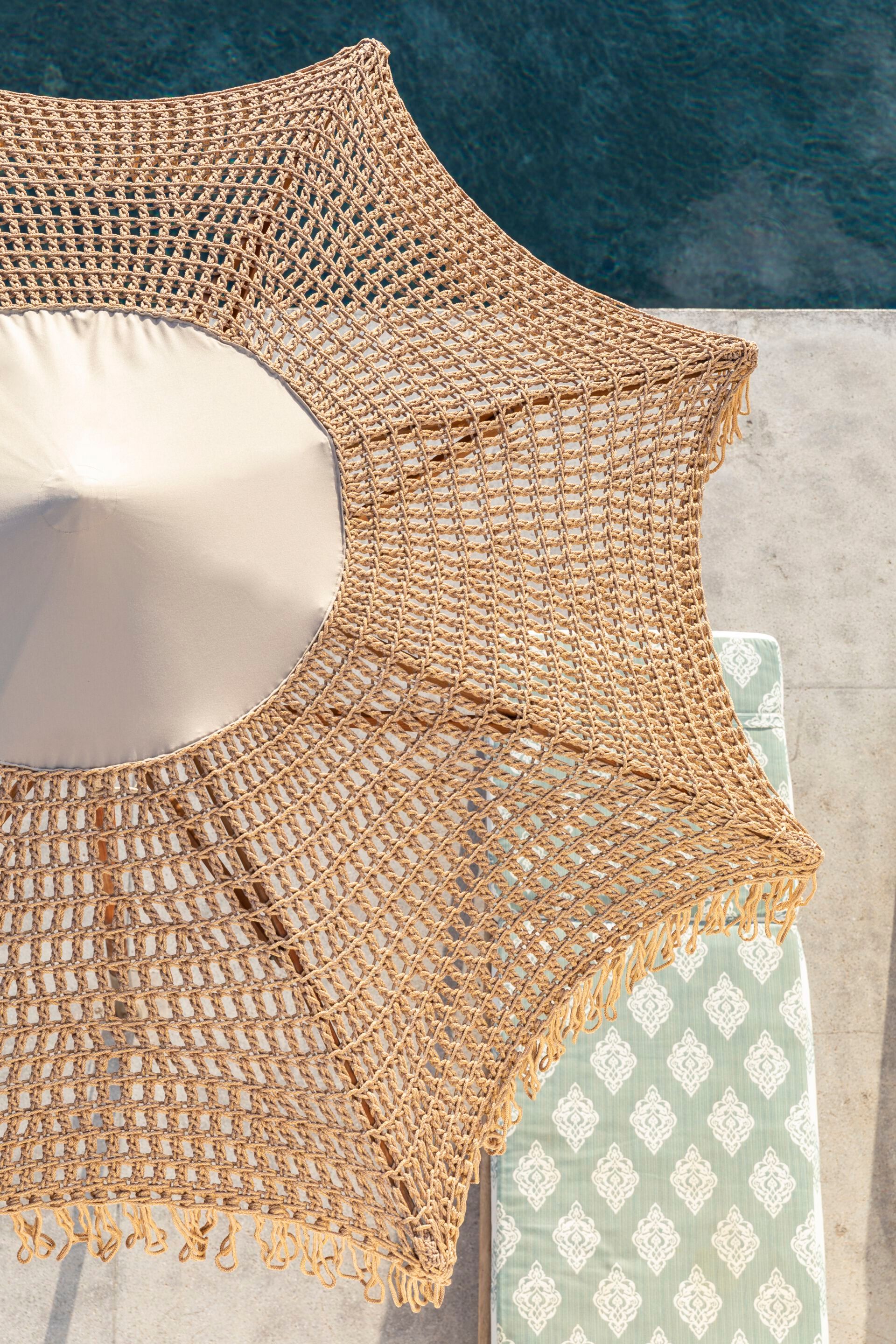 Ткань круглый зонтик Ilektras Croshade CLASSIC CROCHET WITH FABRIC ARCH-00066849 - Вид №2