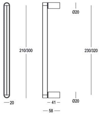Латунная ручка Quincalux Комо ARCH-00138426 - Вид №2