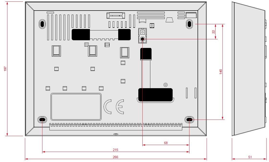 INIM ELECTRONICS Блок управления с 7 светодиодами, сигнализирующими о состоянии / неисправности Sol sun-id-1382770 - Вид №1