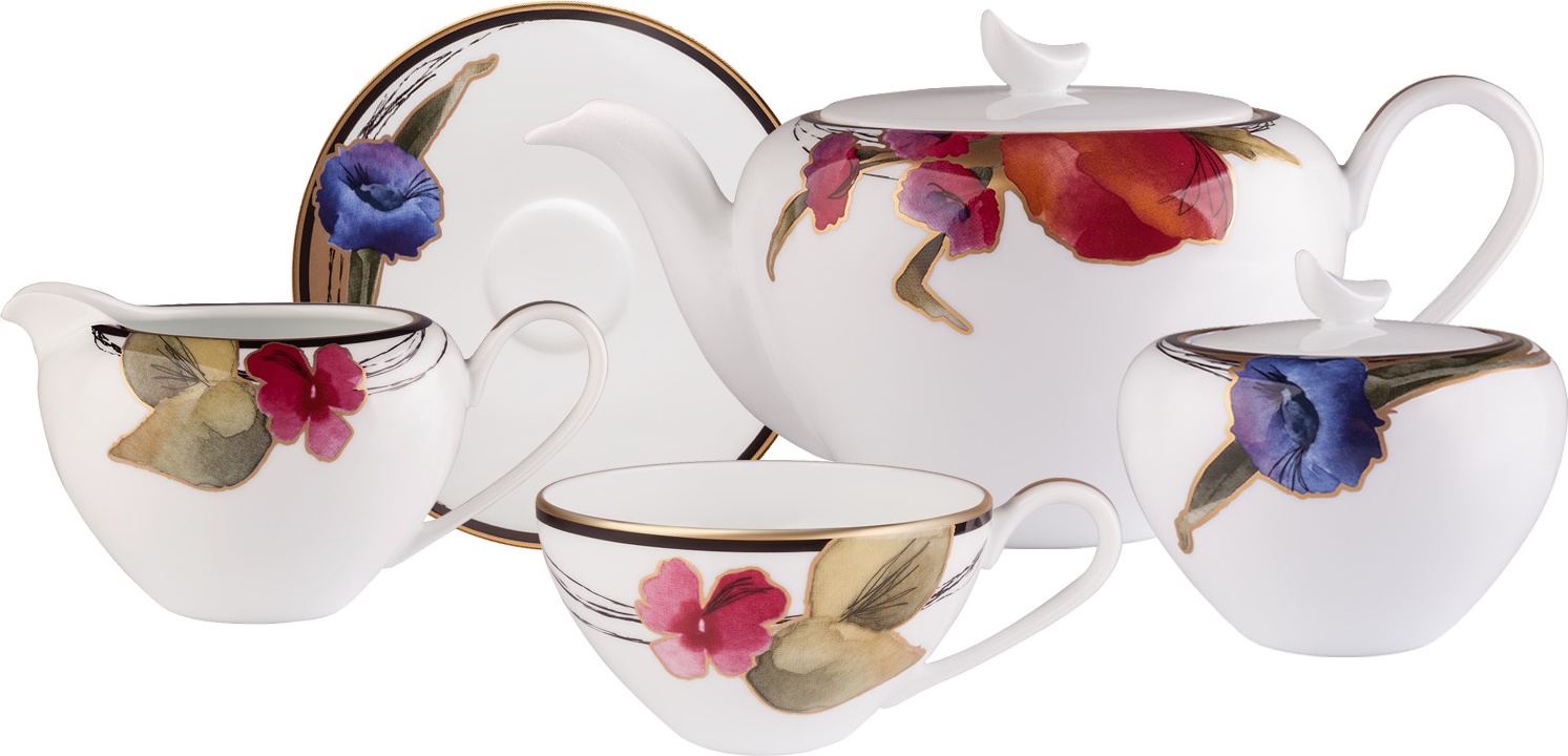10613988 Noritake Сервиз чайный Noritake "Чарующие поля" 12/27 Фарфор 