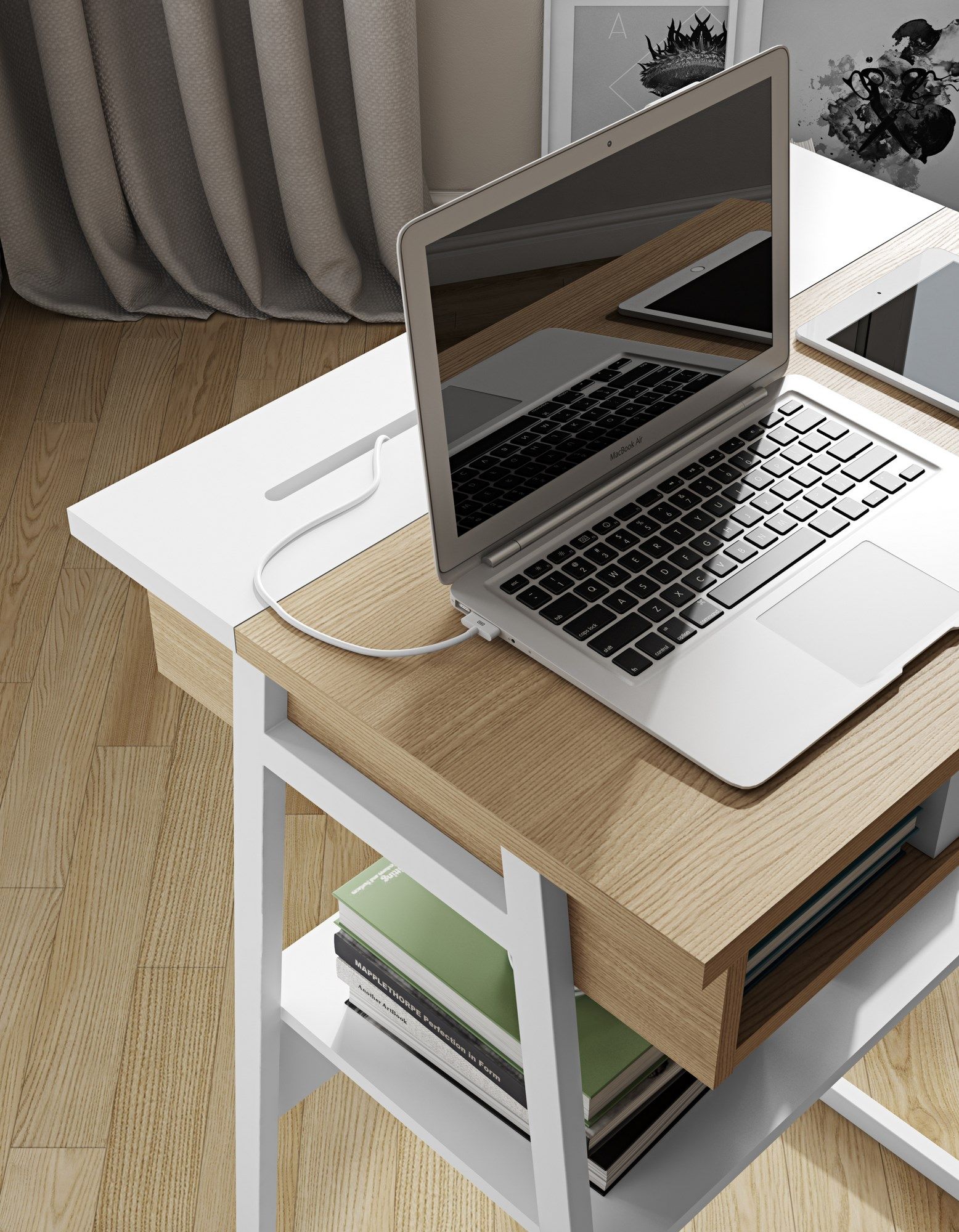 PC MDF письменный стол с ящиками TemaHome SPACE ARCH-00105728 - Вид №10