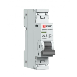 Выключатель нагрузки EKF Proxima ВН-63 25А с защитой от несанкционированного доступа 88883170
