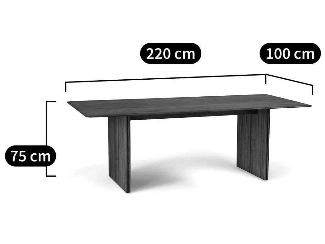 Прямоугольный стол из грецкого ореха AMPM MINELA ARCH-00103143 - Вид №10