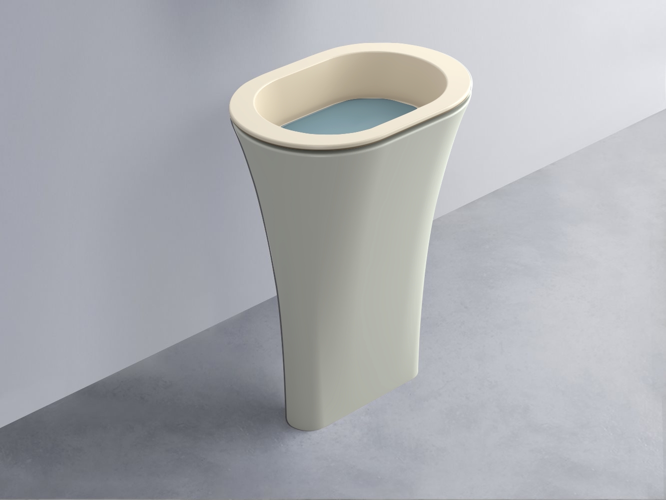 AMLA65-LN+AMPILO-PL+AMCOLO-PM Раковина Amedeo Ovale отдельностоящая cielo Enjoy + Amedeo Ceramica Cielo