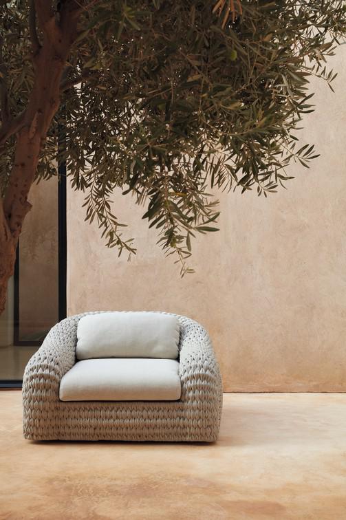 MNST302 1 мест. веревка 45мм антрацит Manutti Kobo - Вид №3