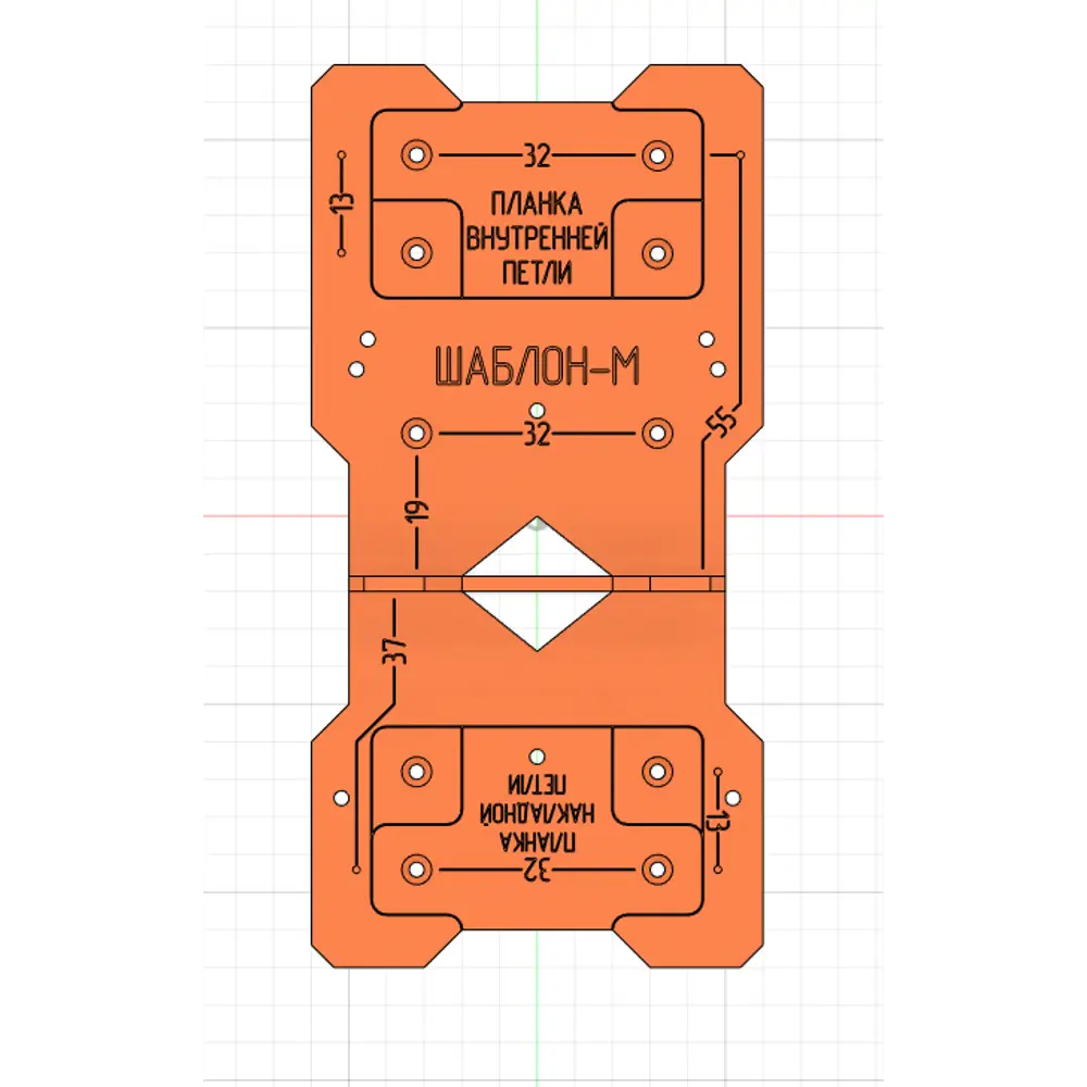 ЛЕВША - Шаблон-кондуктор для точной разметки мебельных петель 86489608 STLM-0069388 - Вид №7