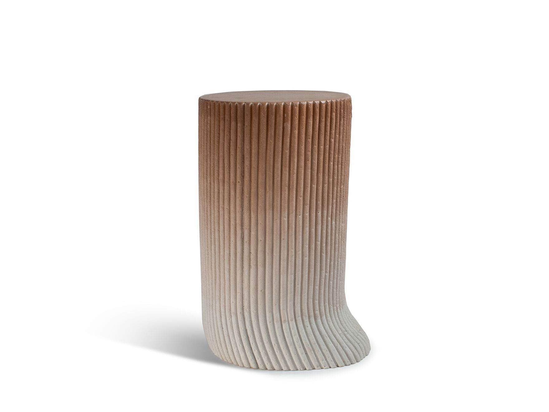 Круглый бетонный журнальный столик URBI et ORBI Medius Terra ARCH-00144895 - Вид №1