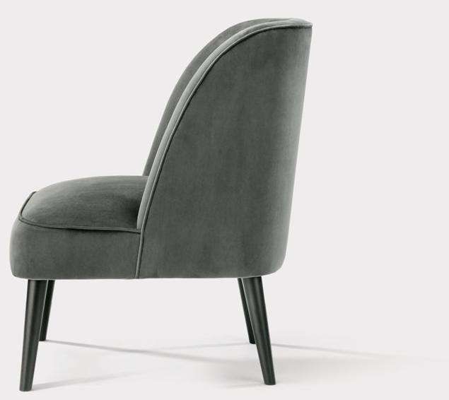 HMD INTERIORS Кресло из бархата Pudim sun-id-1352998 - Вид №1