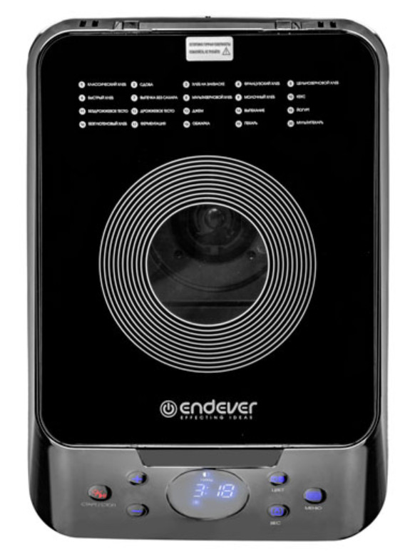 9208448 Хлебопечь Endever Skyline MB-64 черный STDN-0010368 - Вид №3