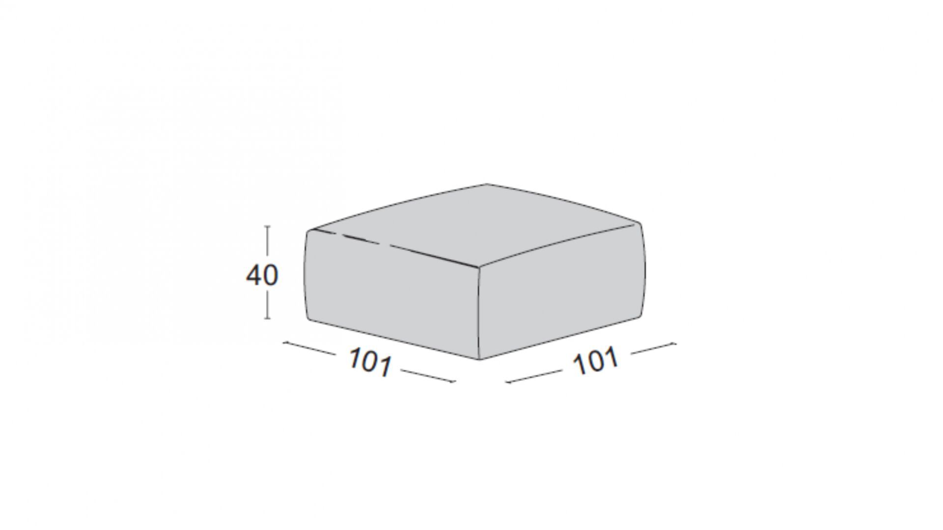 5-местный съемный тканевый диван Casamilano BOTERO 24 ARCH-00111697 - Вид №9