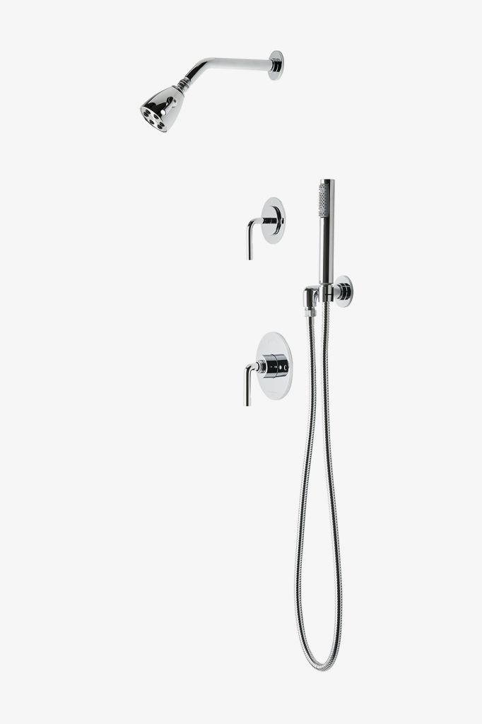 FLSP10 Душевая система Flyte с балансировкой давления с головкой 2 3/4 дюйма, ручным душем и переключающей ручкой Waterworks 