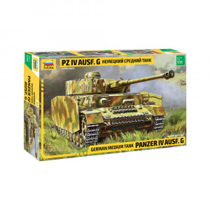 3674 Модель сборная Немецкий средний танк Pz IV Ausf. G 1/35 ZVEZDA