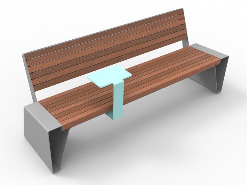 mmcité1 Скамья со встроенным освещением со спинкой Radium sun-id-1349598 - Вид №4