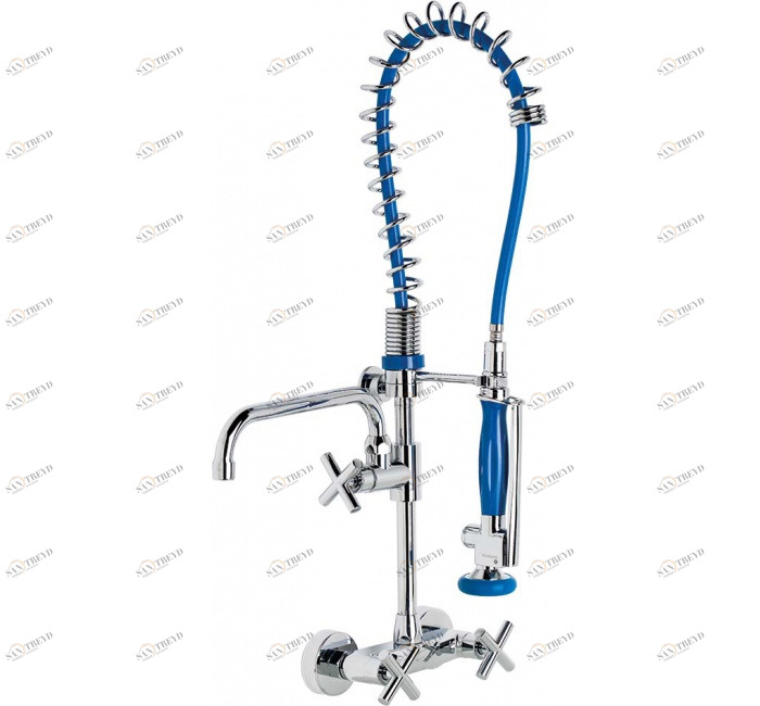 GENEBRE 1818 04 ПРЕДВАРИТЕЛЬНОЕ ОПОЛАСЛЕНИЕ КОЛОННЫ С СМЕСИТЕЛЕМ ДЛЯ НАСТЕННОЙ Раковины И НОСИТЕЛЕМ 