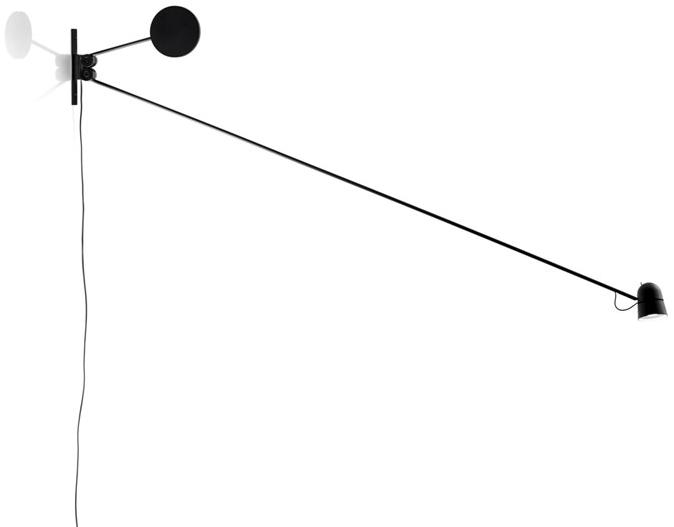 LUCEPLAN Регулируемый настенный светильник из алюминия Counterbalance sun-id-1397845 - Вид №2
