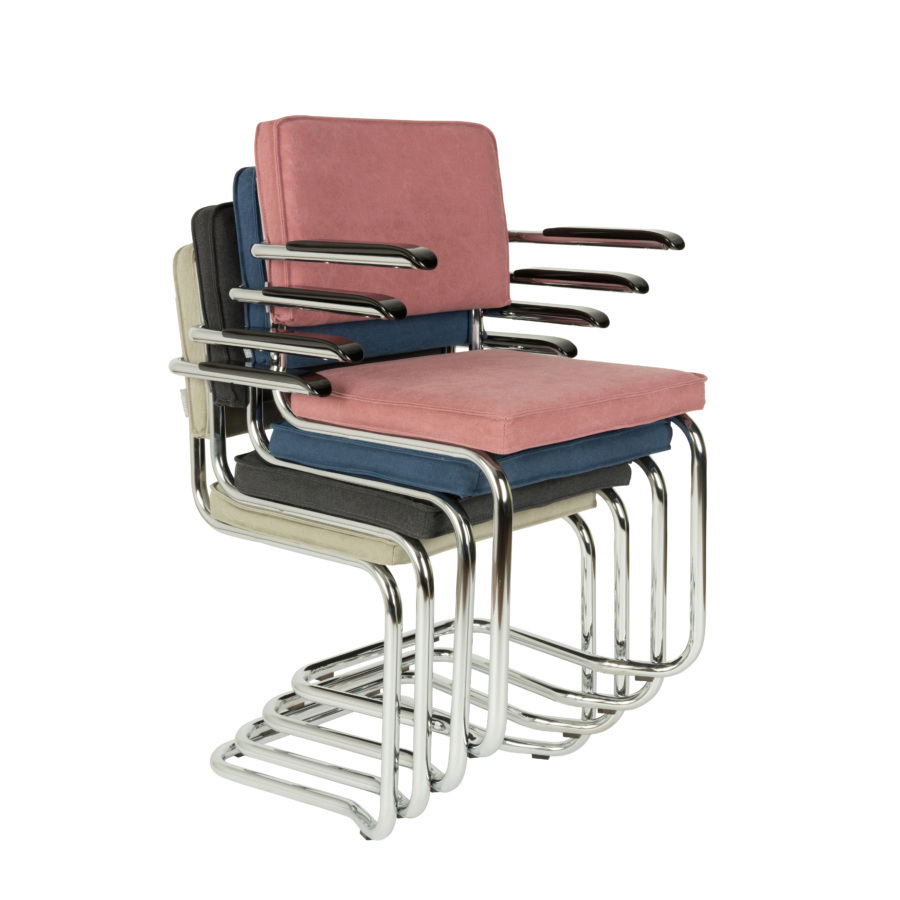 Кресло Ridge Kink Vintage синее Zuiver 1200073 - Вид №7