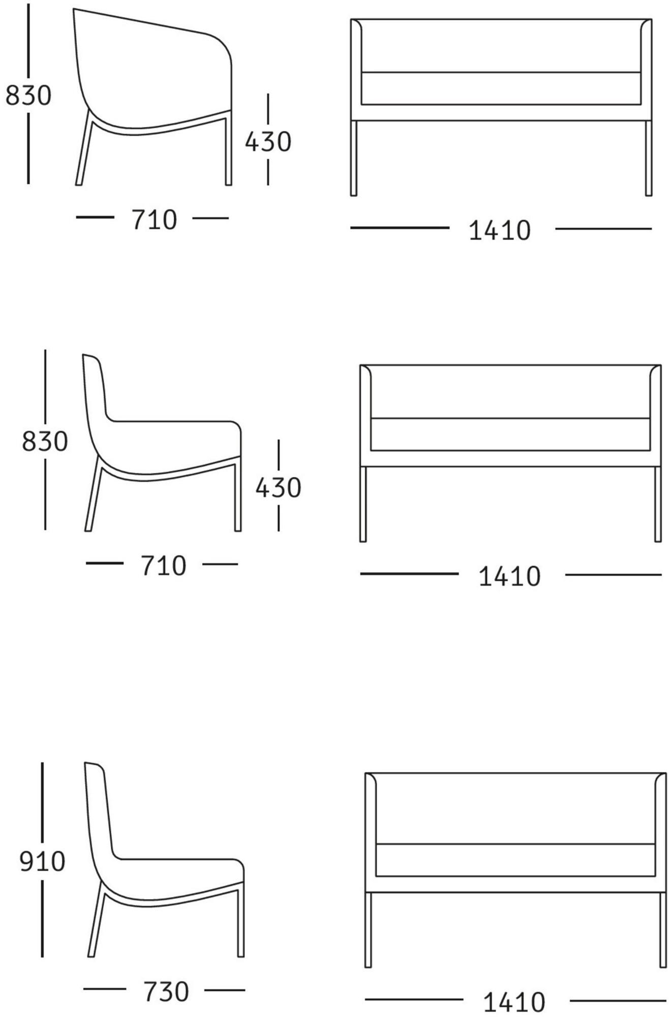 ROSSIN Диван из ткани Aris sun-id-1488549 - Вид №2