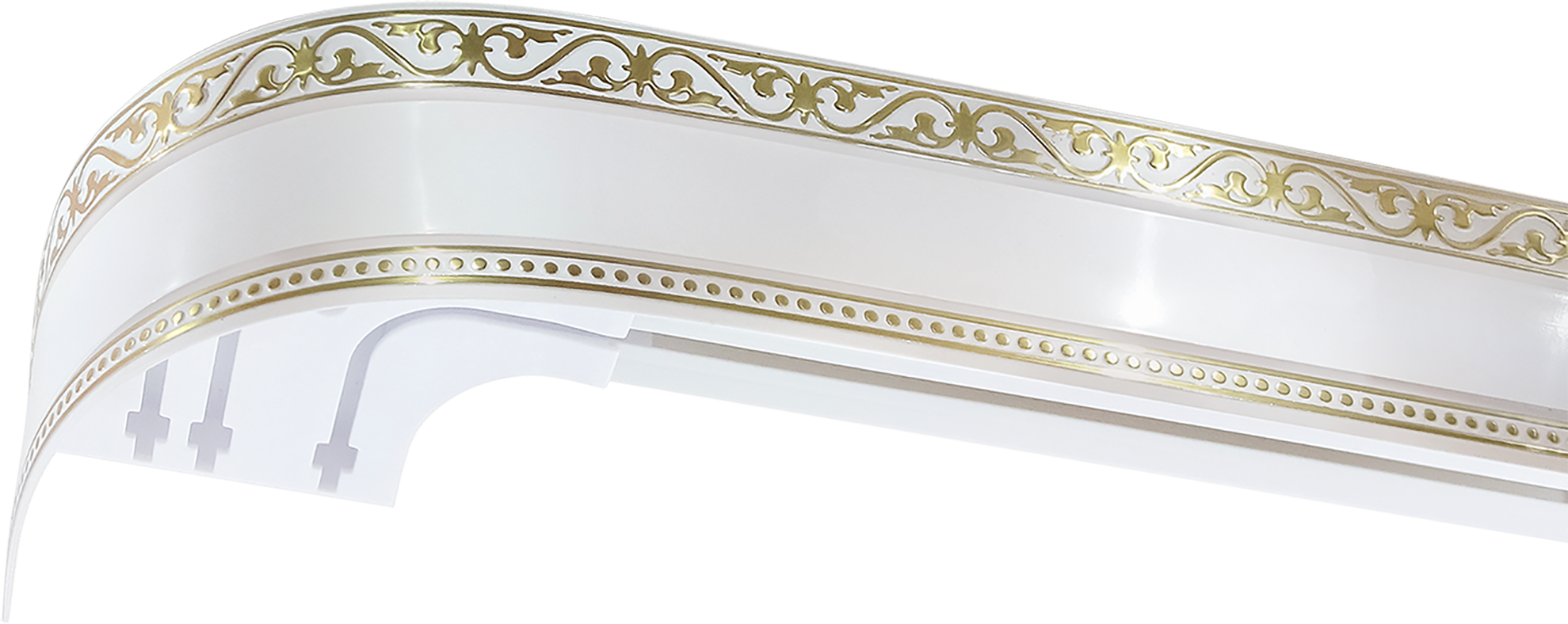 Трехрядный карниз Legrand Monarch для элегантного оформления окон 15338477