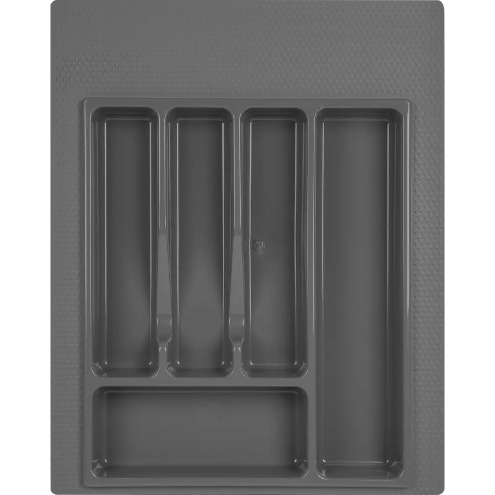 Лоток для столовых приборов Edson 40x45 см пластик цвет серый 84462080 STLM-2017528  - Вид №1