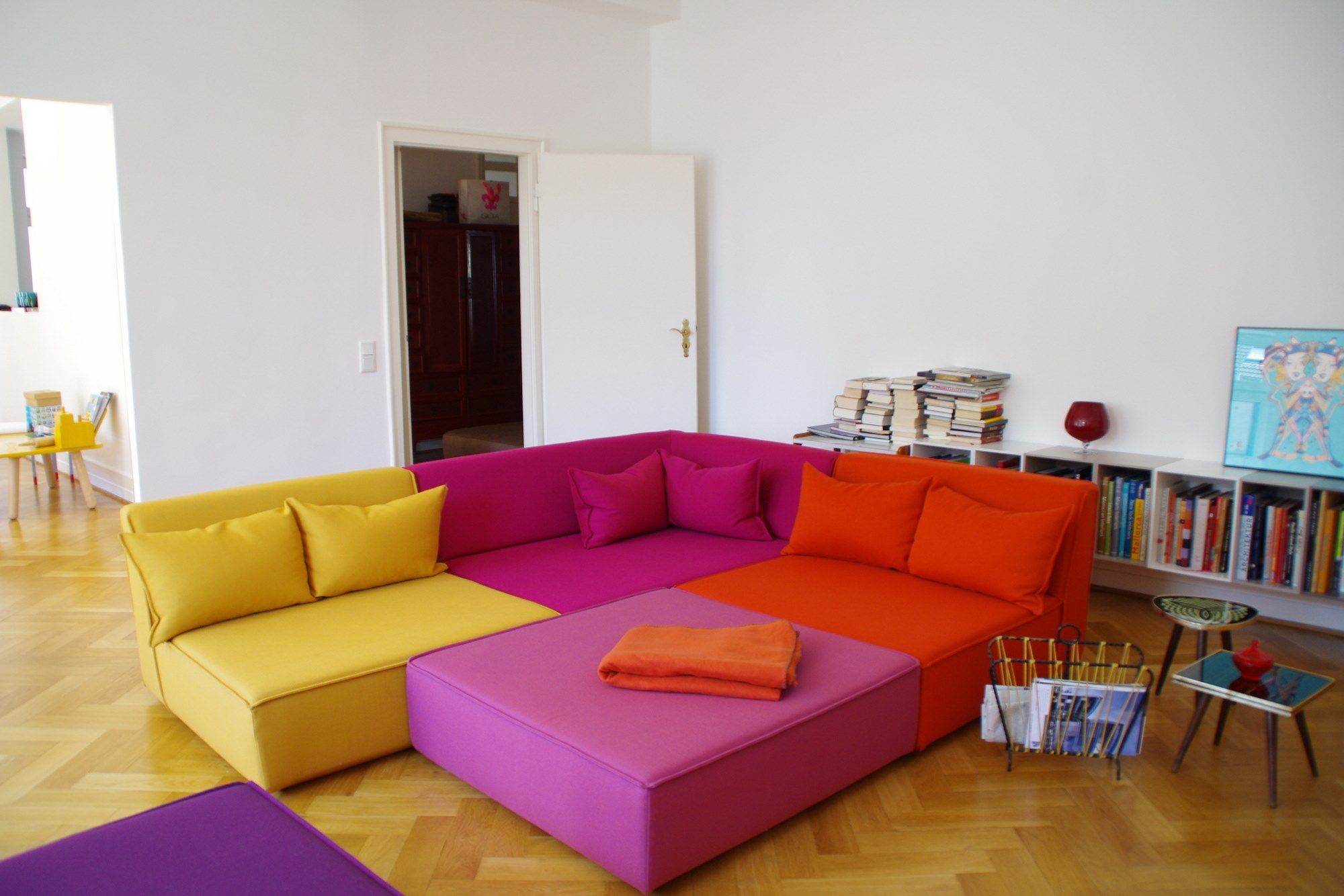 Модульный квадратный пуф из ткани Cubit by Mymito ARCH-00073733 - Вид №46