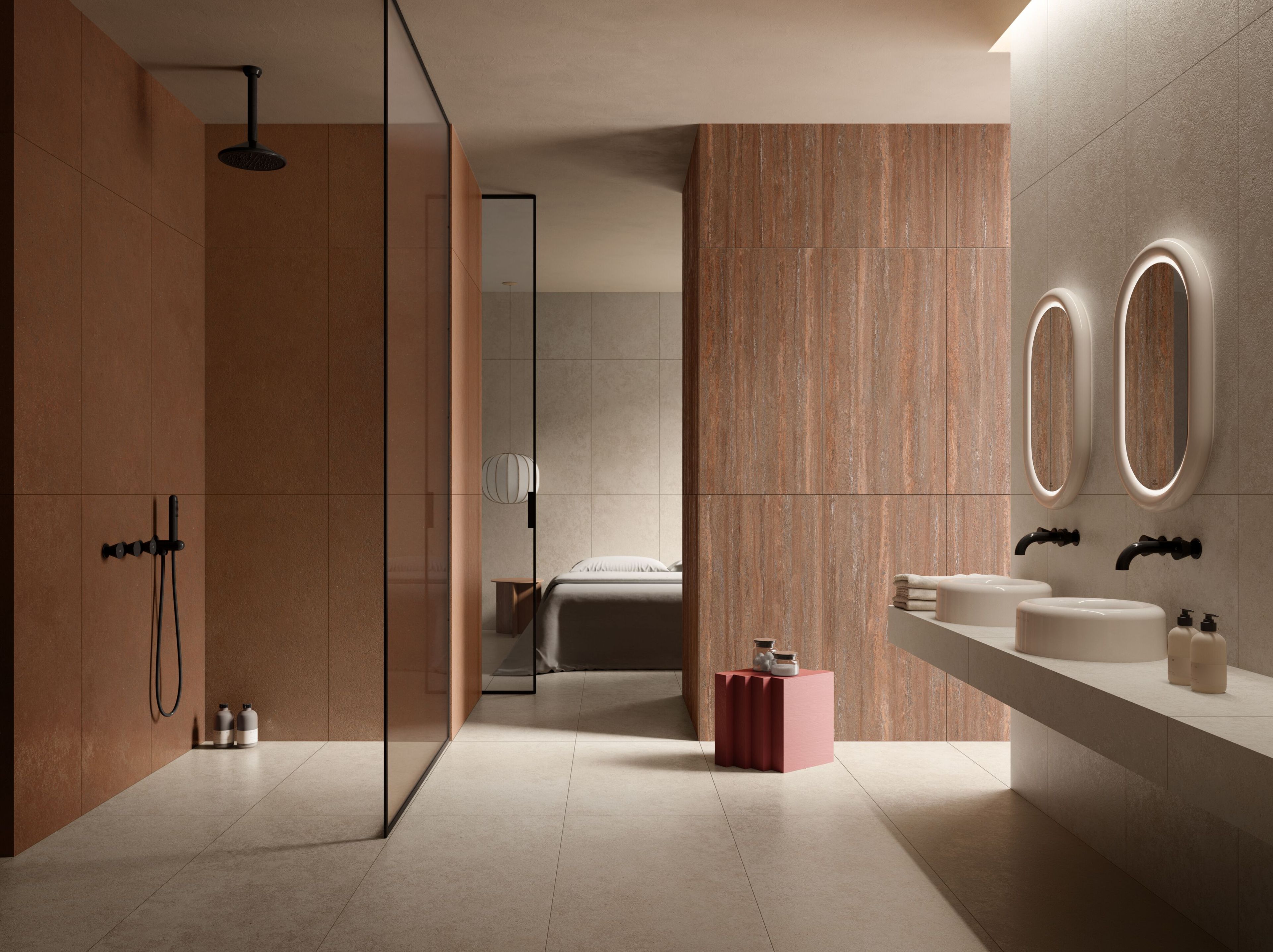 Пол / облицовка керамогранита с эффектом камня VitrA Bathrooms NOVATONE ARCH-00056424 - Вид №4