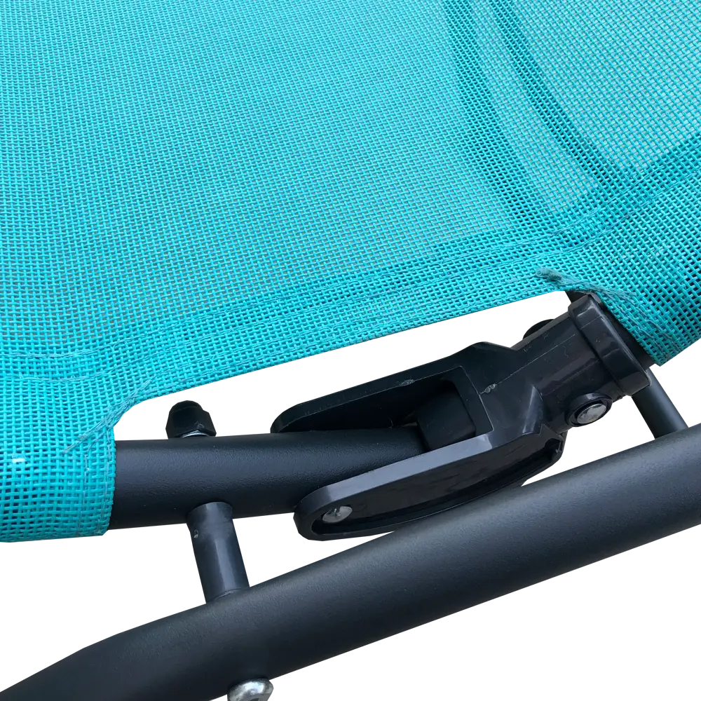 Шезлонг складной Naterial Fiesta 142x60x99 см сталь/ текстилен мятный 82575555 STLM-2143659 Santreyd  - Вид №10