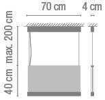 Vibia Подвесной светильник из ткани Curtain sun-id-1415385 - Вид №11