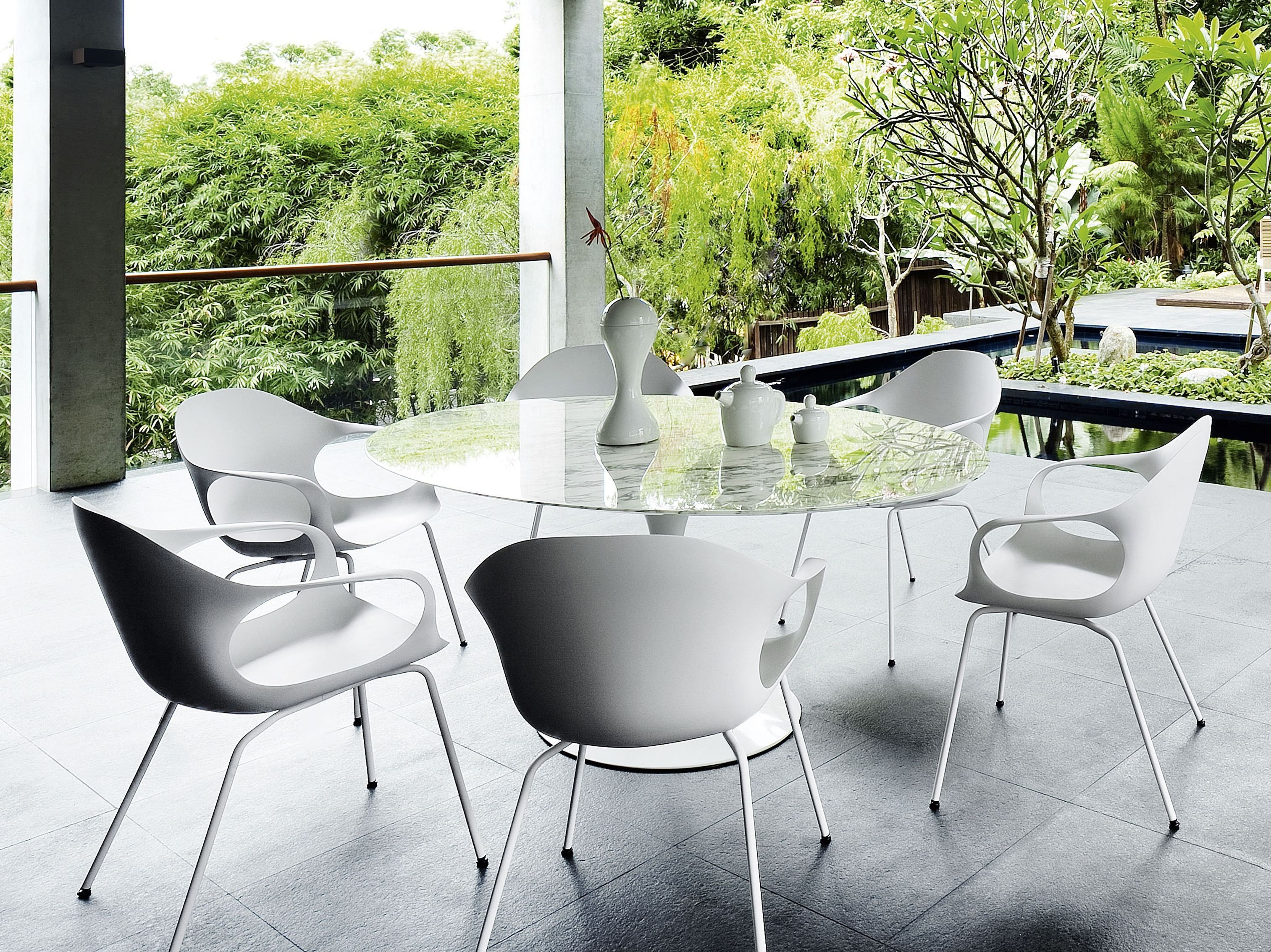 Полиуретановый стул с подлокотниками Kristalia ARCH-00142305 - Вид №2