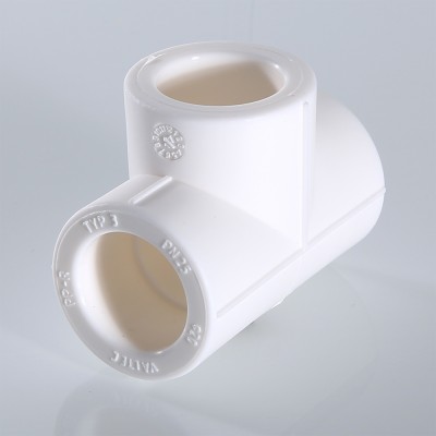 VTp.731.0.050 Фитинг полипропиленовый – тройник Valtec 50 мм  - Вид №3