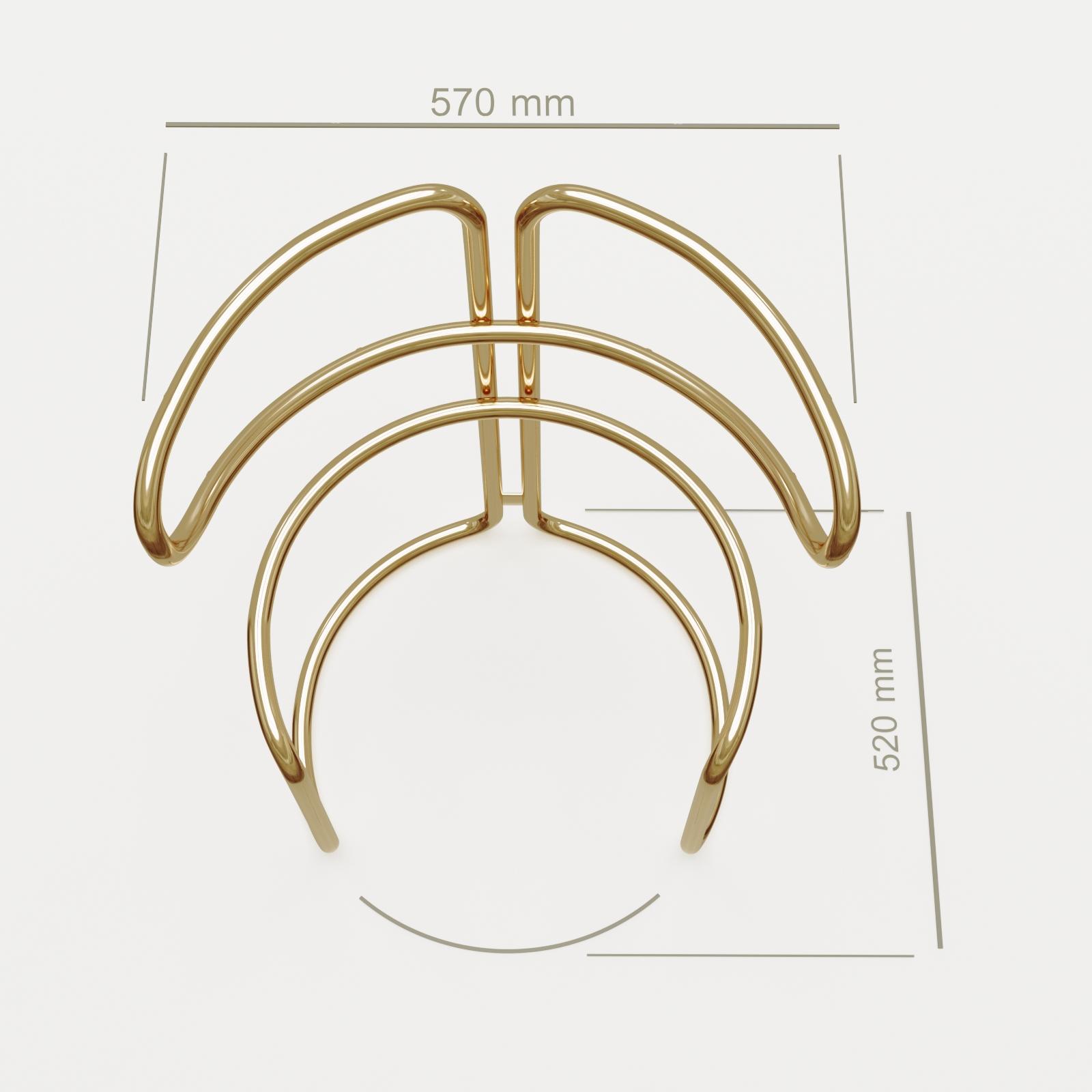Mytto Стул с открытой спинкой, обитый тканью Iconic sun-id-1475297 - Вид №8