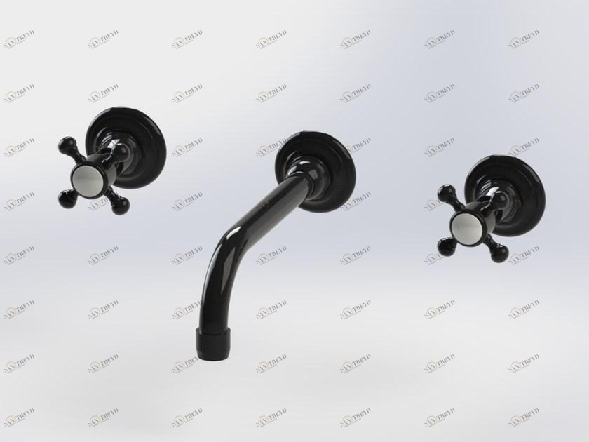 BLEU PROVENCE Смеситель для умывальника настенный на 3 отверстия Rubinetti per lavabo Rlt1012