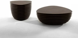 Tonin Casa Треугольный деревянный журнальный столик