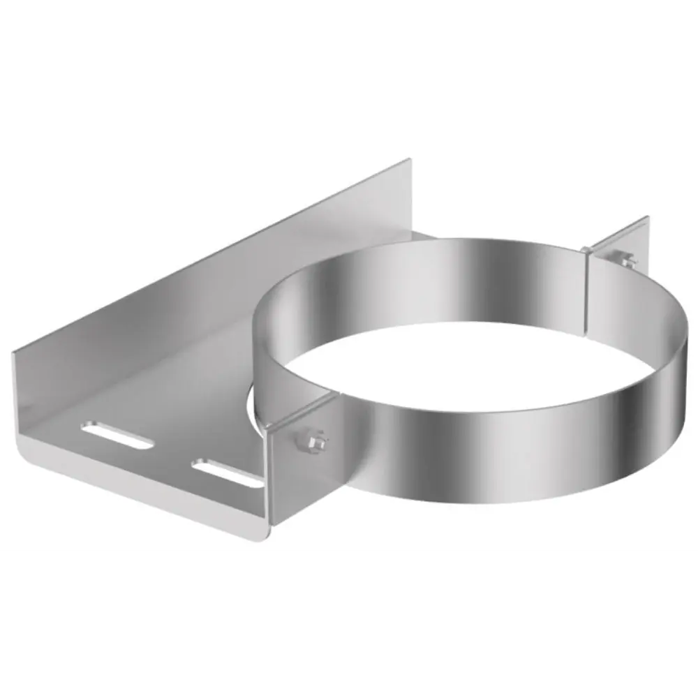 Стеновой хомут Металлик и Ко оцинкованная сталь 1 мм D200 мм STLM-2040171 - Вид №3