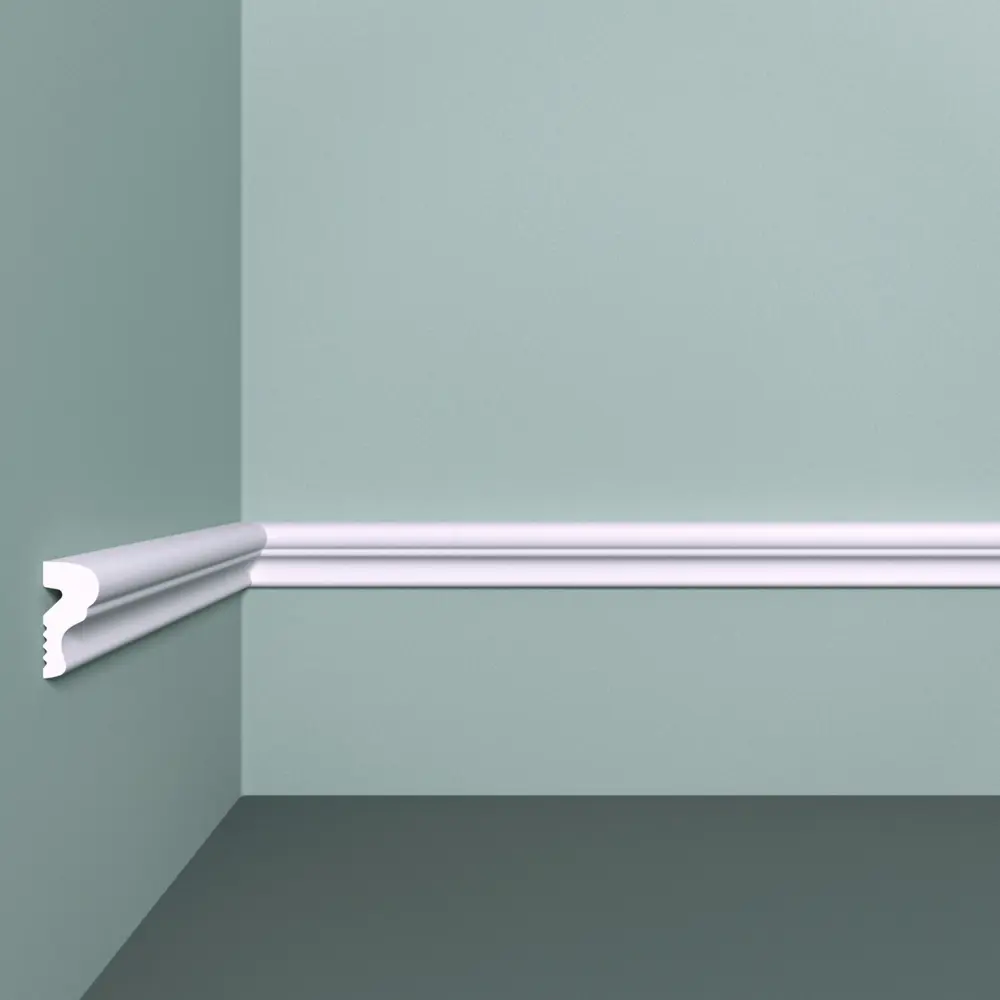 Молдинг потолочный полистирол ударопрочный Bello Deco XPS М 11 белый 12x25x2000 мм STLM-2046704