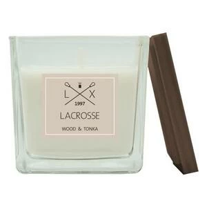 Свеча ароматическая в стекле "Дерево & Тонка" 8*8 см