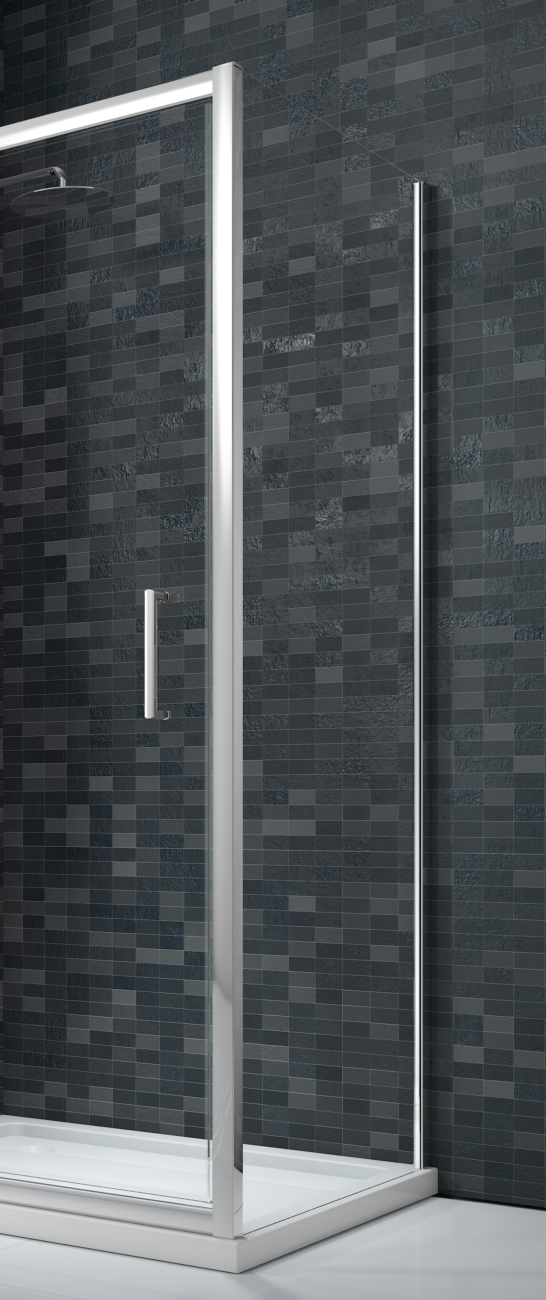 Дверь в нишу DWH04DH Merlyn Ionic Хромированный  - Вид №2