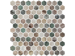 Переработанная стеклянная мозаика