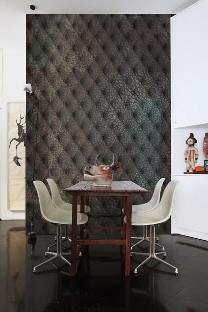 Inkiostro Bianco Геометрические панорамные обои с эффектом ткани Collection 2015 sun-id-1503544 - Вид №1