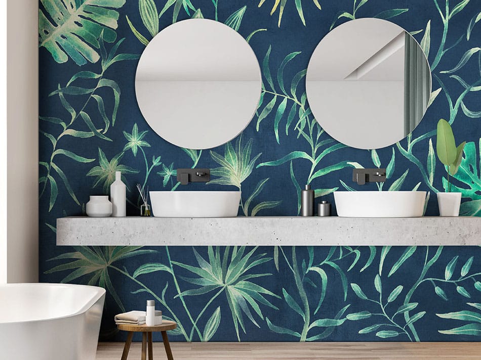 Тропические обои ПВХ бесплатно, экологически чистые, моющиеся WallPepper ORIGAMI ARCH-00091114