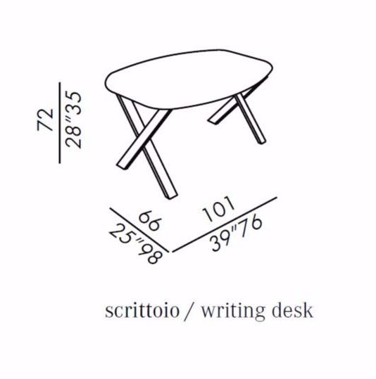 Meridiani Письменный стол из фанерованной древесины sun-id-1504212 - Вид №5