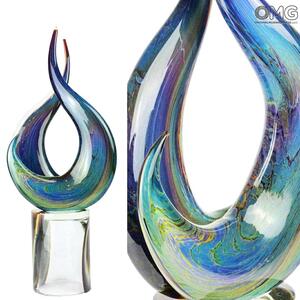 142 ORIGINALMURANOGLASS Скульптура Двойной завиток - автор Andrea Tagliapietra - муранское стекло OMG 30 см