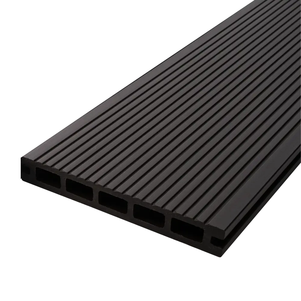 Террасная доска ДПК T-Decks цвет Венге 4000x150x20 мм двусторонний вельвет 0.45 м² STLM-2132737 - Вид №1