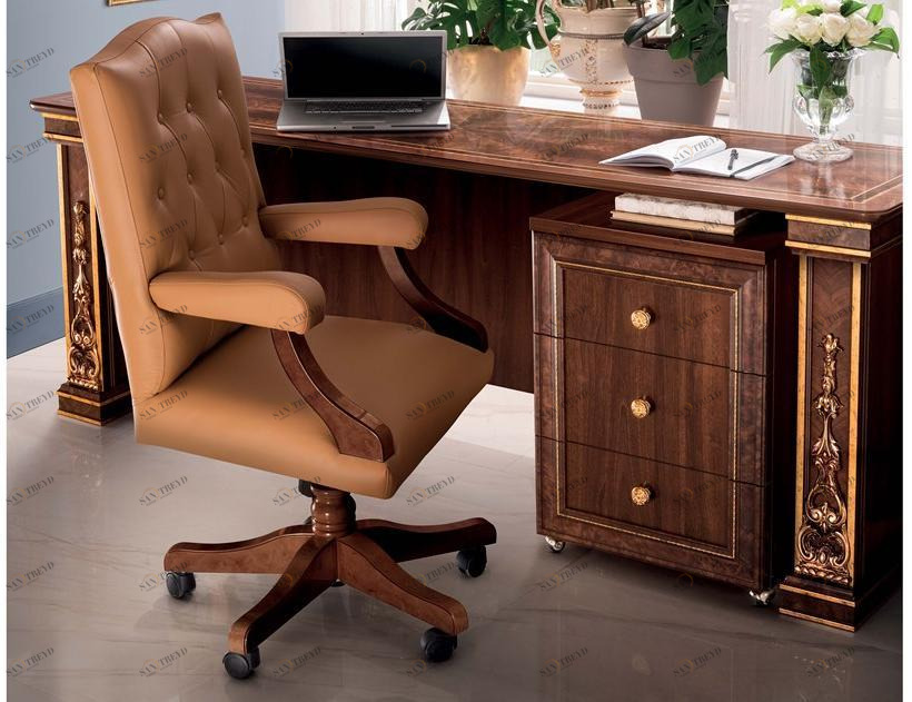 Arredoclassic Кожаное кресло руководителя с подлокотниками Modigliani sun-id-1364856