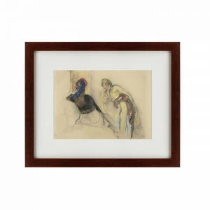 Картина: Two Women at Brussa, 1850 КАРТИНЫ В КВАРТИРУ  135556 Разноцветный