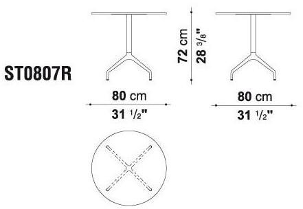 B&B Italia Project Круглый журнальный столик на контракт Sina sun-id-1437129 - Вид №2
