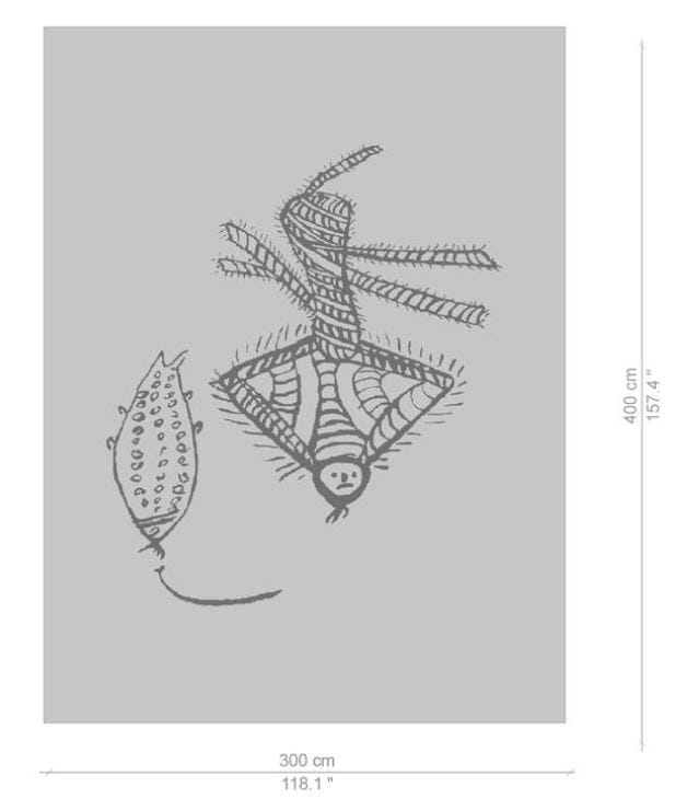 Ковер ручной работы с прямоугольным рисунком CASSINA GRAFFITI ARCH-00065112 - Вид №7