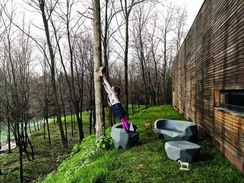 Magis Кресло полиэтиленовое с подлокотниками Piedras sun-id-1465388 - Вид №2