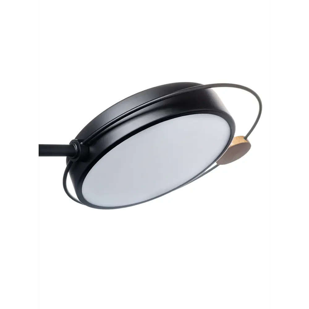 Люстра потолочная светодиодная Lamplandia Bergen Black L1479 с пультом управления, 15 м²,регулируемый белый свет, цвет черный 89728003 STLM-2112559  - Вид №6