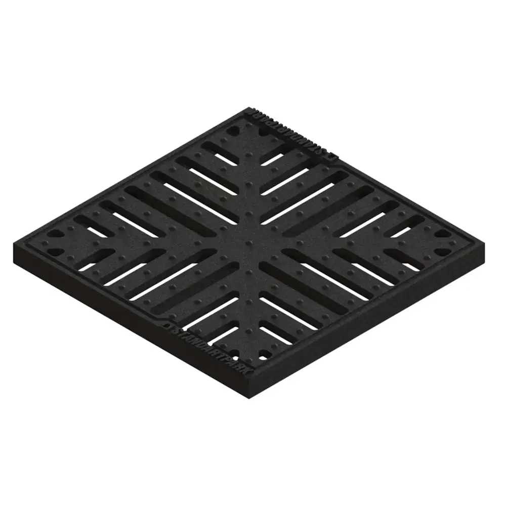 Решетка чугунная к дождеприемнику Standartpark Polymax Basic класса А15 84347399 STLM-2042839 